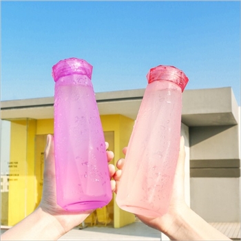 钻石创意塑料水杯磨砂大容量夏季学生女潮流便携杯子